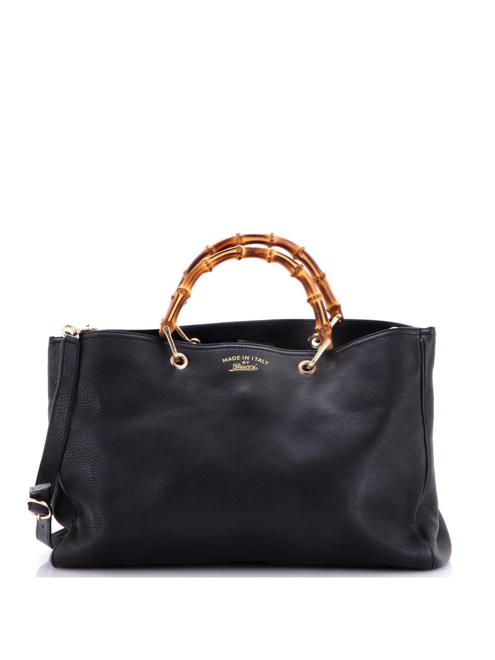 Gucci Bamboo Shopper Tote Leather Large #370195G11B